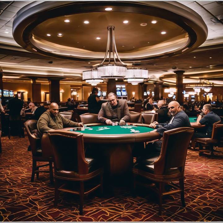 Brad Owen competing in the $50K WSOP PPC poker tournament.