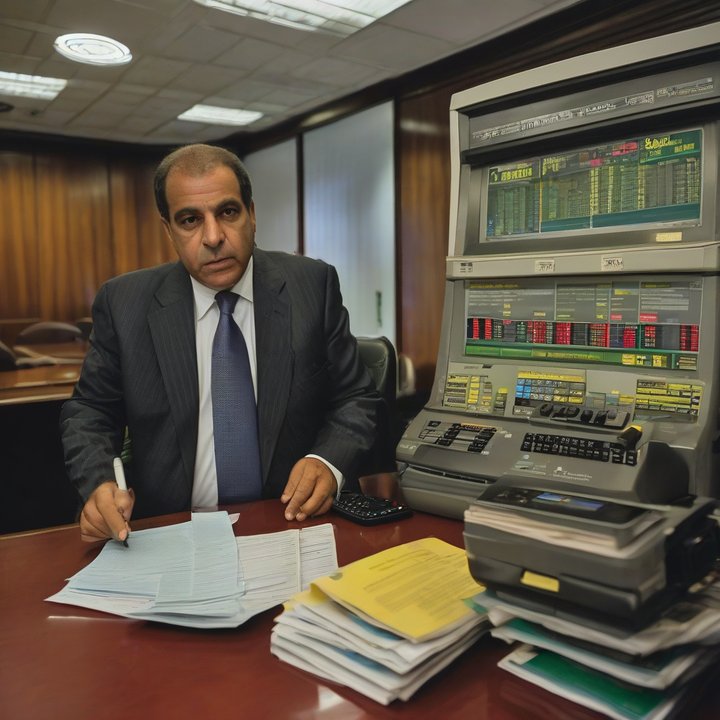 Brazil's finance minister speaking at a press conference about betting regulations.