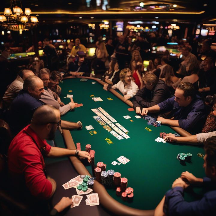 Greg Merson playing poker during the 2025 Main Event.