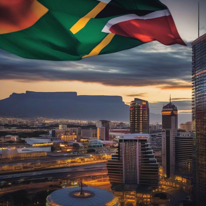 People gathered around screens displaying iGaming software in South Africa.