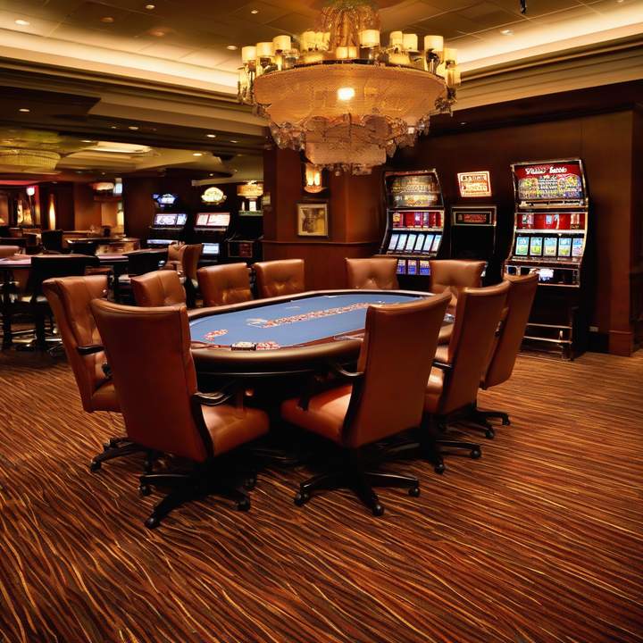 Poker players competing at a Planet Hollywood tournament table.